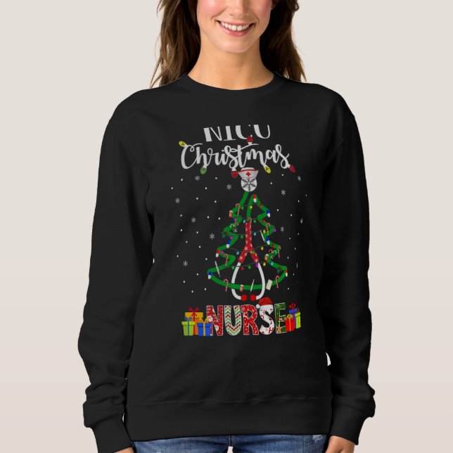 Sudadera Nicu Enfermeras De Navidades (Anverso)