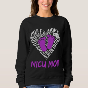 Sudadera Nicu Mom Preemie Warrior Premature Bireness