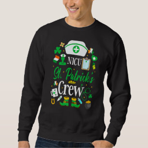 Sudadera Nicu St Patrick's Day Nurse Crew St Patricks Day N