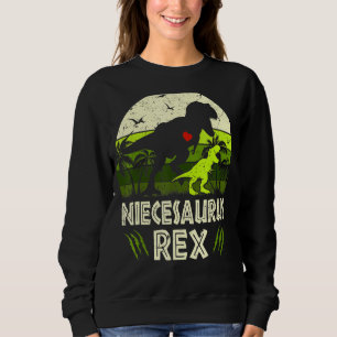 Sudadera Niecesauro T Rex Dinosaurio Niece Saurus Family Ma