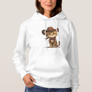 Sudadera Niedlicher Cowboy-Kater