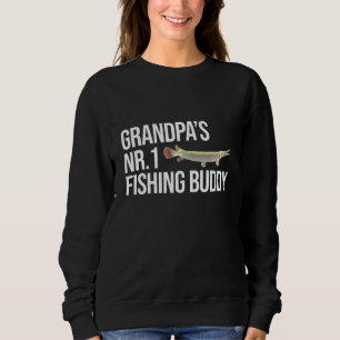 Sudadera Nietos Abuelitos Pesca Cocodrilo Alimentista Pesca