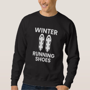 Sudadera Nieve con raqueta de nieve con nieve en invierno