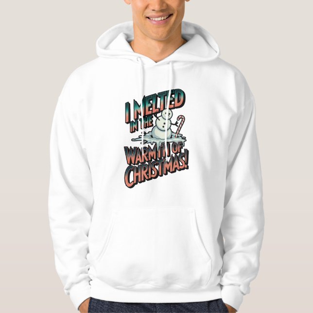 Sudadera Nieve de Navidades fundidos (Anverso)