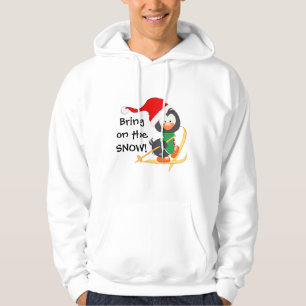 Sudadera Nieve del esquí del pingüino del navidad