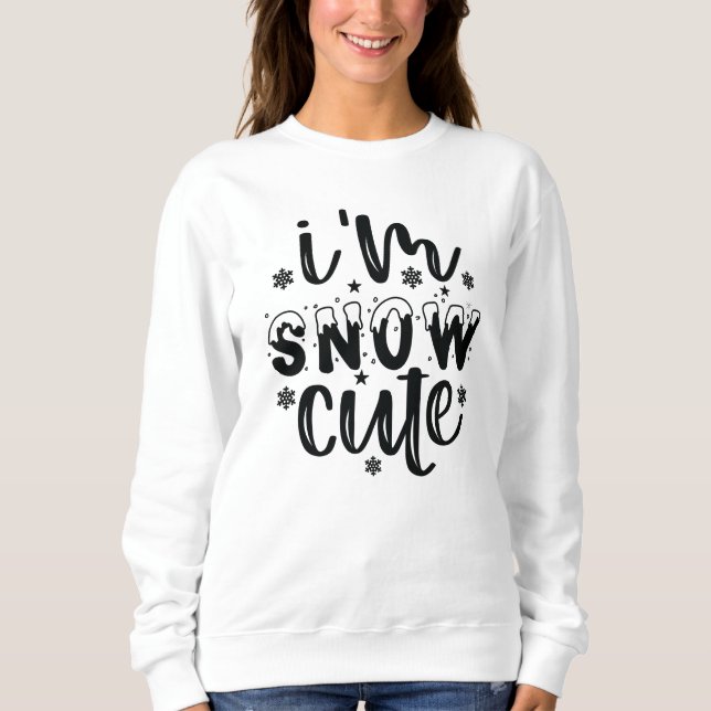 Sudadera nieve linda (Anverso)