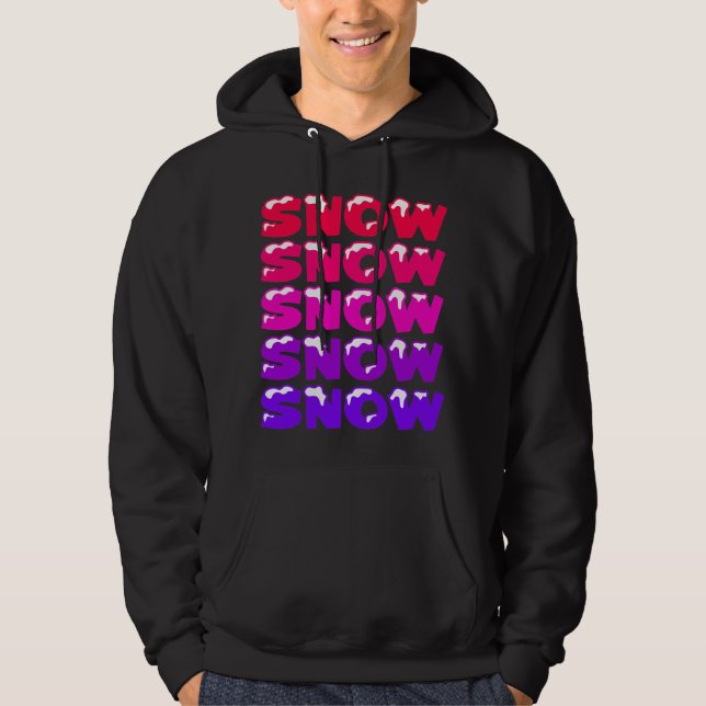 SUDADERA NIEVE, NIEVE, NIEVE, NIEVE (Anverso)