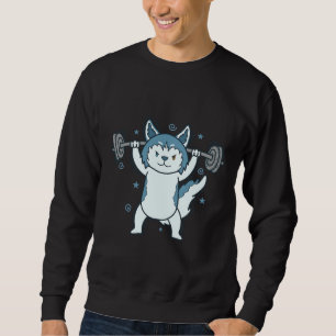 Sudadera Nieve sobre la niebla de la leña de perro embrolla