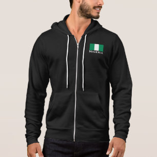 Sudadera Nigeria con bandera nigeriana (África Occidental)