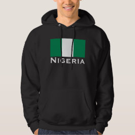 Sudadera Nigeria con bandera nigeriana (África Occidental)