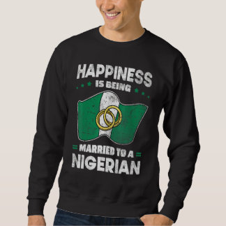 Sudadera Nigerian Wedding Nigeria Marriage Flag Married