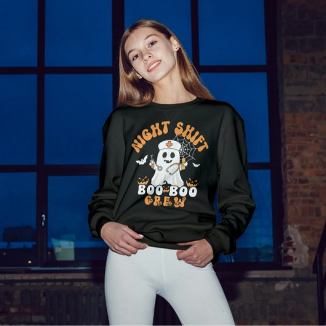 Sudadera Night Shift BOO BOO Jurisprudencia Halloween (Subido por el creador)