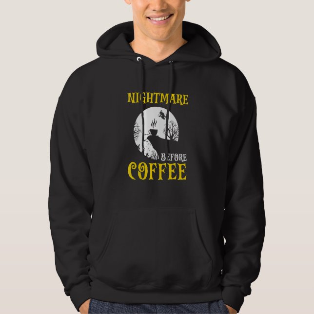 Sudadera Nightmare Before Coffee Halloween (Anverso)