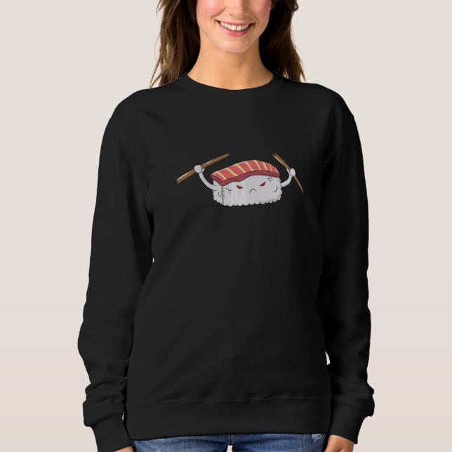 Sudadera Nigiri Sushi enojado (Anverso)