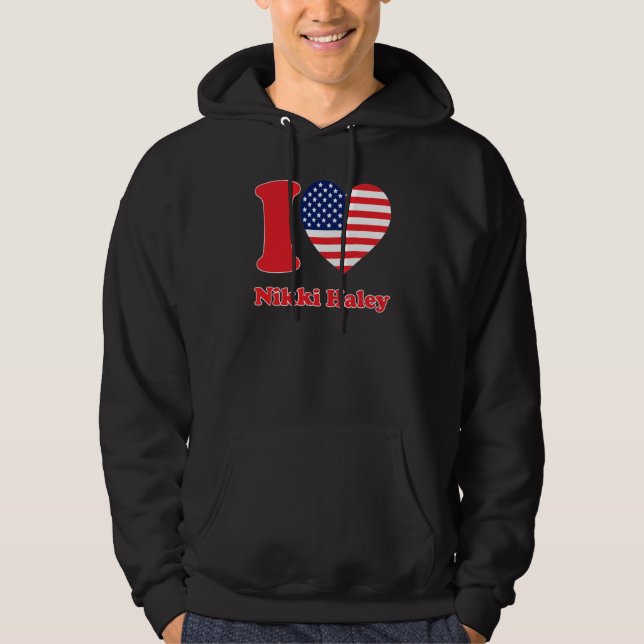 Sudadera Nikki Haley 2024 Support Republican Candidate I He (Anverso)