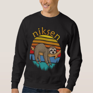 Sudadera Niksen Holandés Concepto De No Hacer Nada Retro Su