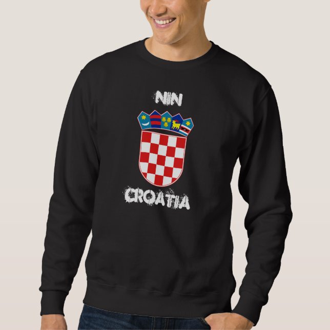 Sudadera Nin, Croacia con escudo de armas (Anverso)