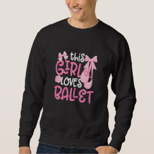 Sudadera Niña Bailarina Barra de Ballet Bailarina de Ballet