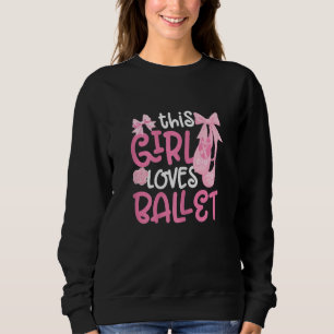 Sudadera Niña Bailarina Barra de Ballet Bailarina de Ballet