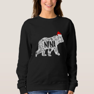 Sudadera Nina Bear Matando Navidades de búfalo familiares P