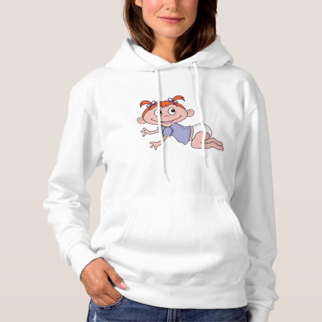 Sudadera Niña Bebé Dibujos Animados Gateando Cabello Rojo L (Anverso)