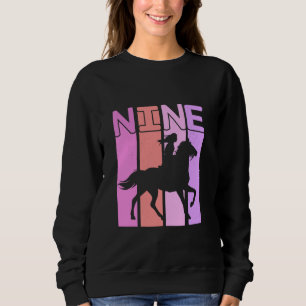 Sudadera Niña Caballo Cumpleaños 9 Cabalgata 9 Años