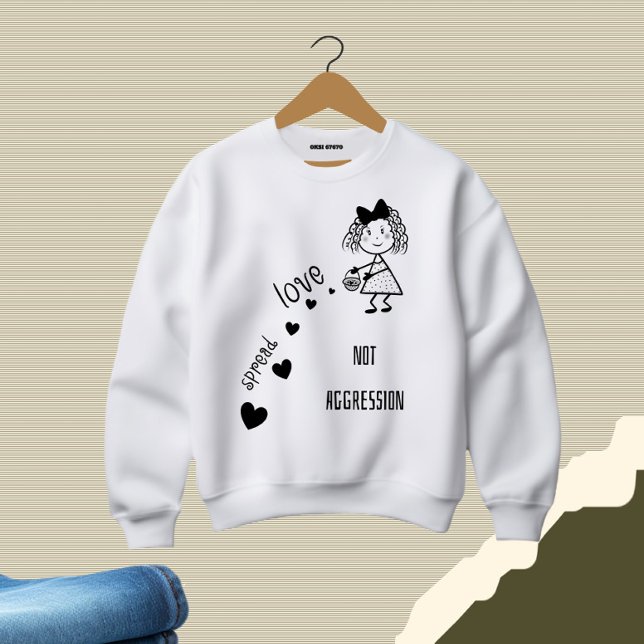 Sudadera Niña con corazones (Subido por el creador)