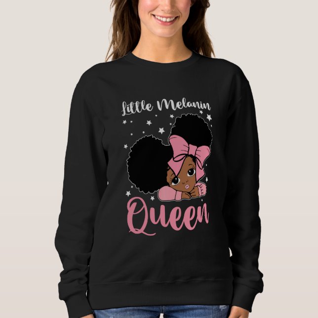 Sudadera Niña divertida Melanin Black History Magic Tod (Anverso)