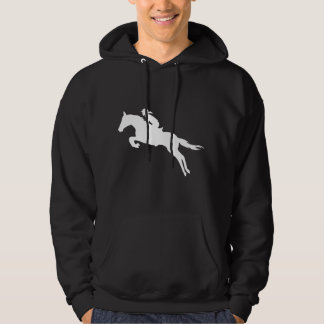 Sudadera Niña linda de salto de caballo de caza montando a 