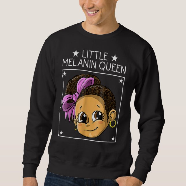 Sudadera Niña Melanin Black History Magic (Anverso)