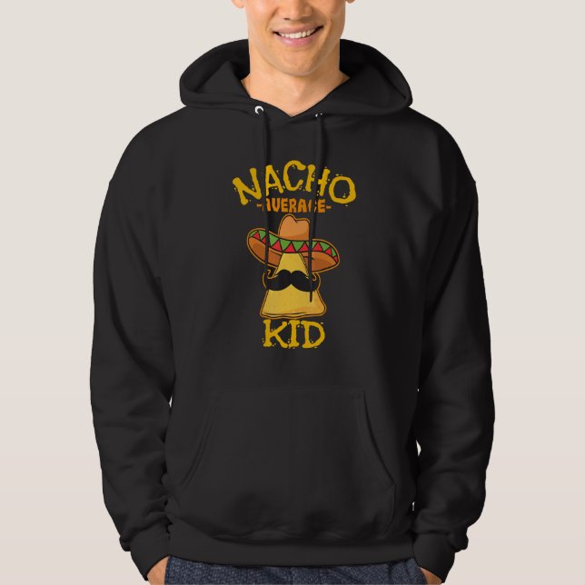 Sudadera Niña Nacho Promedio Niño Niño Pequeño Cinco De (Anverso)