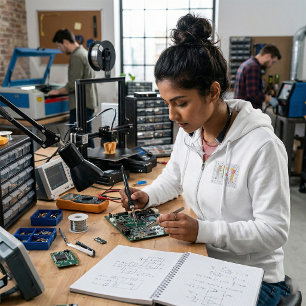 Sudadera Niñas escolares con una excesiva plantilla escolar