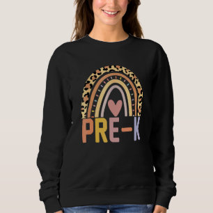 Sudadera Niñas Niños Arcoiris Preescolar Equipo Maestro Equ