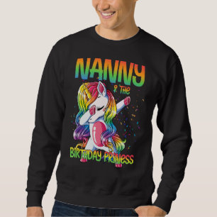 Sudadera Niñera De La Princesa De Cumpleaños Dabbing Unicor