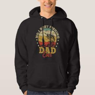 Sudadera Ningún 1 mejor padre pescador jamás viejo retro