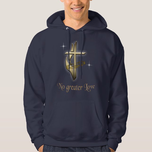 Sudadera Ningún amor más grande (Anverso)