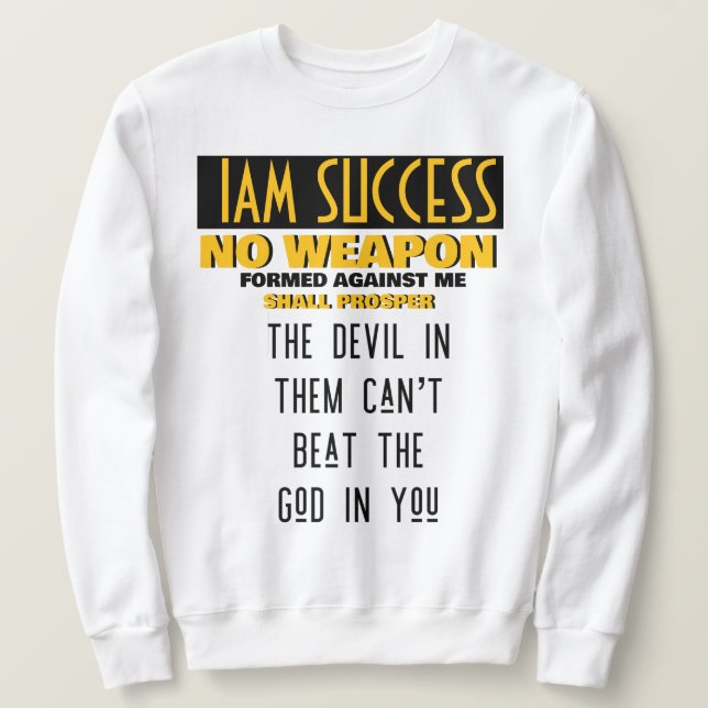 SUDADERA NINGÚN ARMA (Anverso del diseño)