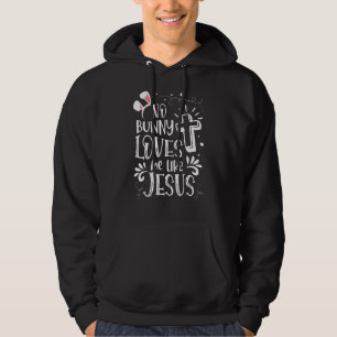 Sudadera Ningún Conejo Me Ama Como A Un Amigo De Jesús Por 