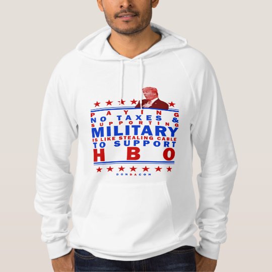 SUDADERA NINGÚN IMPUESTO DONALD