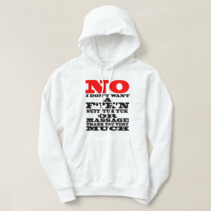 SUDADERA ¿NINGÚN NO QUIERO UN F*? JUEGO DE K'N, TUK TUK O