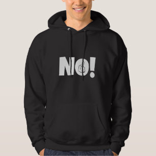 Sudadera Ninguna declaración de Rótulo de dedo medio provoc