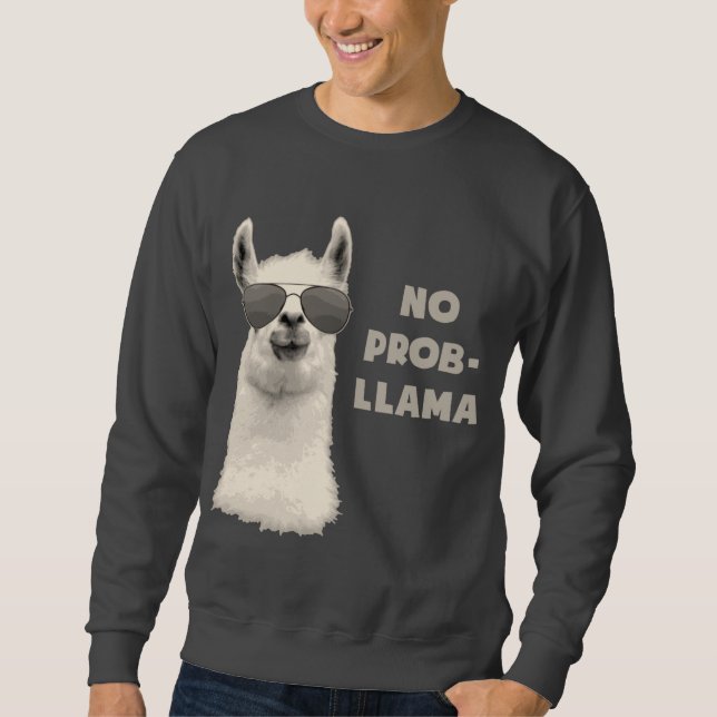Sudadera Ninguna llama del problema (Anverso)