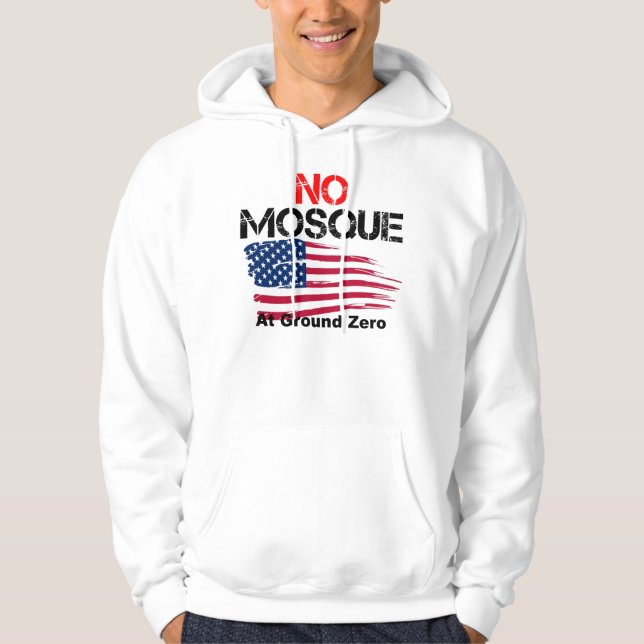 Sudadera Ninguna mezquita en el punto cero (Anverso)