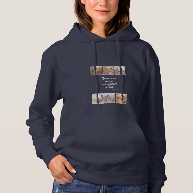 Sudadera Ninguna persona sin importancia (Anverso)