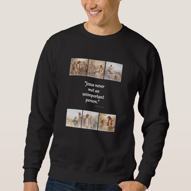 Sudadera Ninguna persona sin importancia (Anverso)