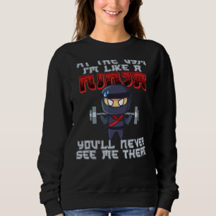 Sudadera Ninja en el gimnasio soy como un Ninja 1