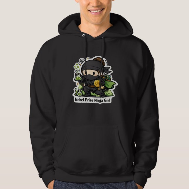 Sudadera Ninja Girl Nobel Prize in Physics  (Anverso)