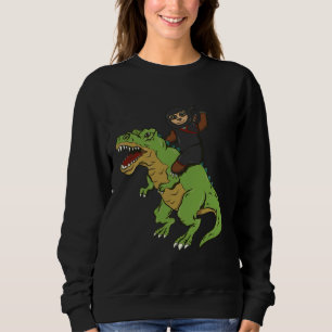 Sudadera Ninja Sloth Riding Rex