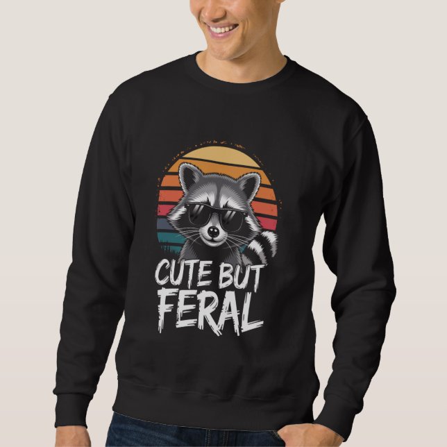 Sudadera Niño Animal Payaso Mapache Infantil Mapache Lindo  (Anverso)