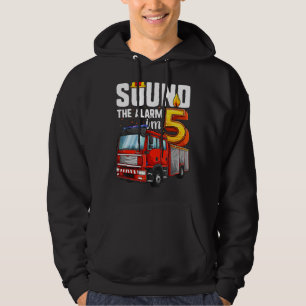 Sudadera Niño bombero de cumpleaños de 5 años